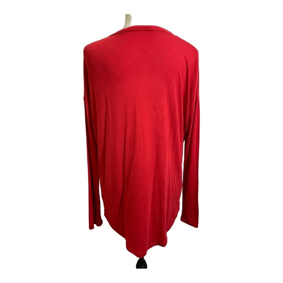 Athleta Womens cloud light relaxed fit long sleeve size Small orange . - Picture 6 of 11